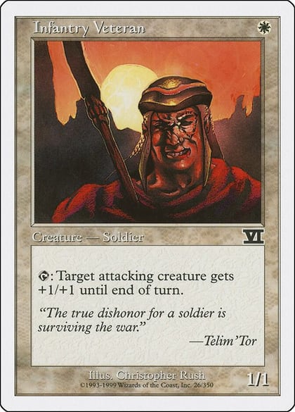 Infantry Veteran, Classic Sixth Edition 26