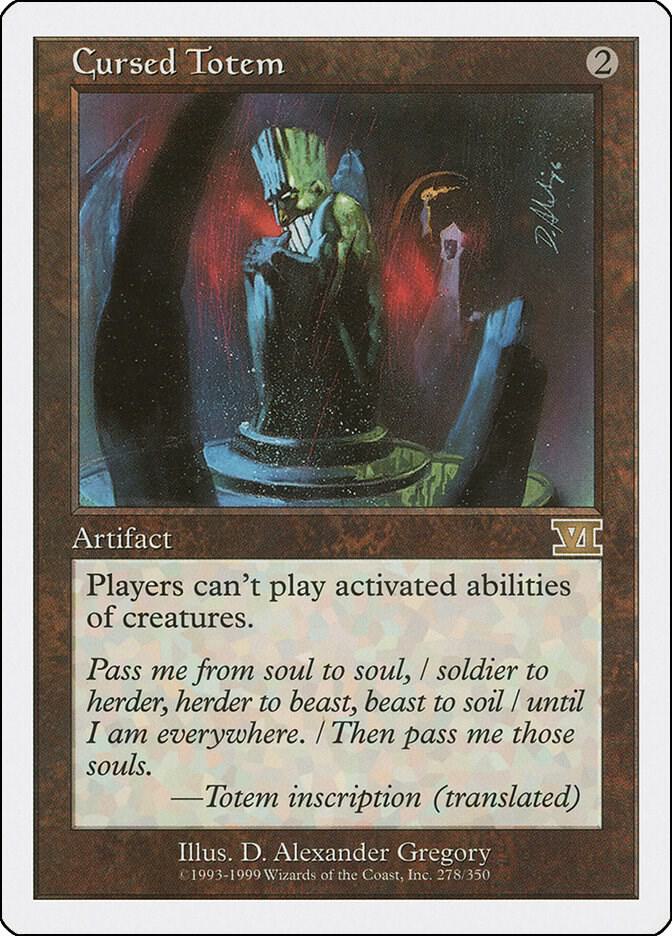 Cursed Totem, Classic Sixth Edition 278