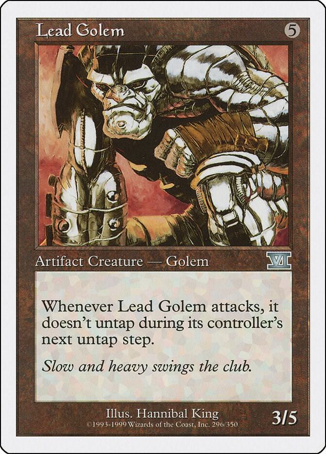 Lead Golem, Classic Sixth Edition 296