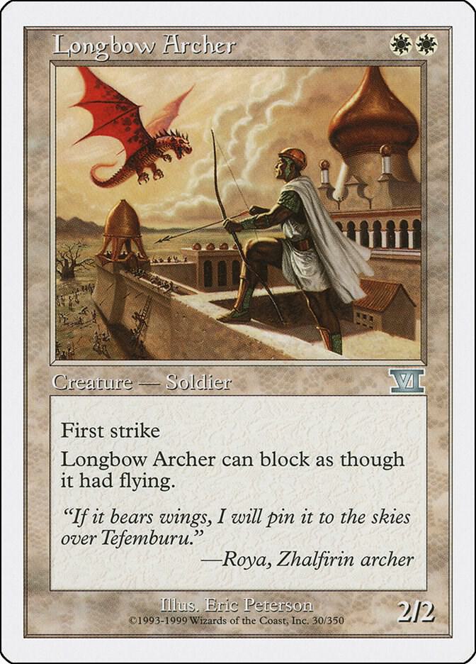 Longbow Archer, Classic Sixth Edition 30