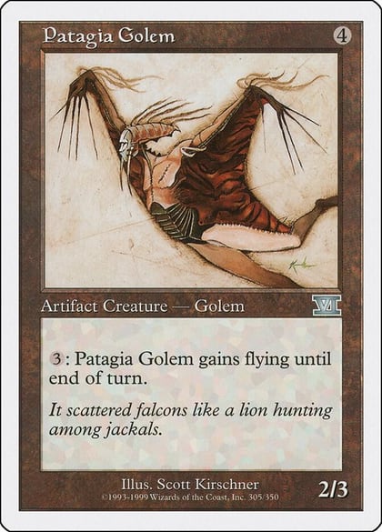 Patagia Golem, Classic Sixth Edition 305