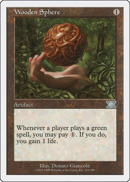 Wooden Sphere, Classic Sixth Edition 318