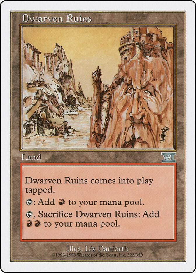 Dwarven Ruins, Classic Sixth Edition 323