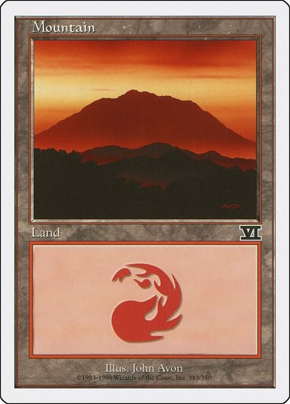 Mountain (343), Classic Sixth Edition 343