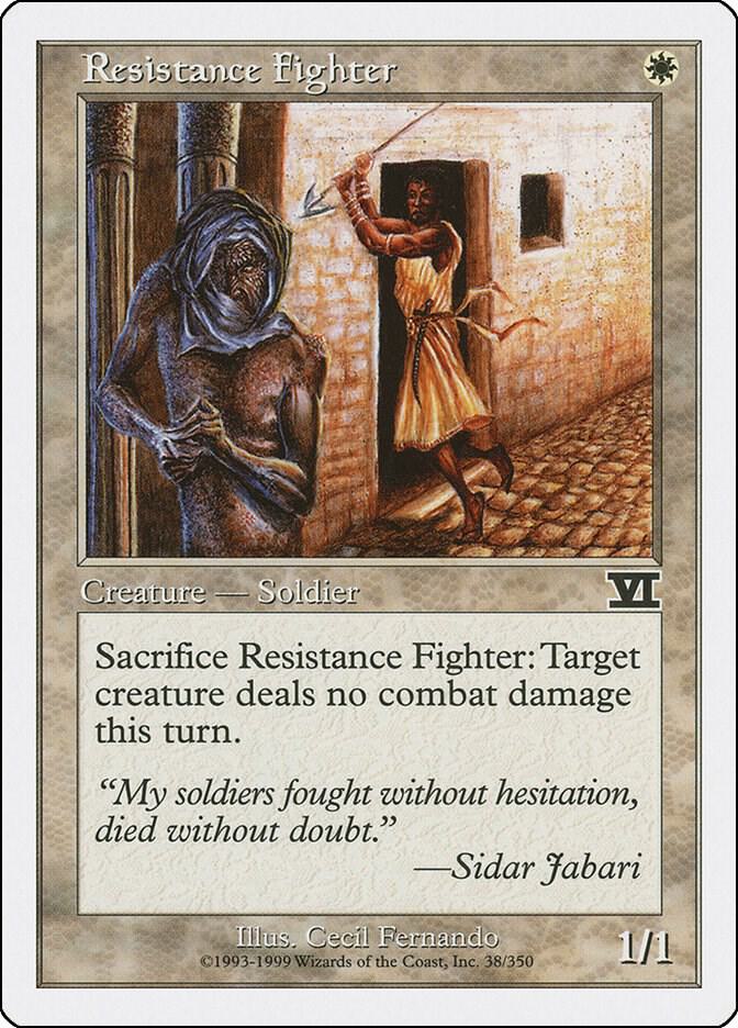 Resistance Fighter, Classic Sixth Edition 38