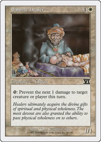 Samite Healer, Classic Sixth Edition 40