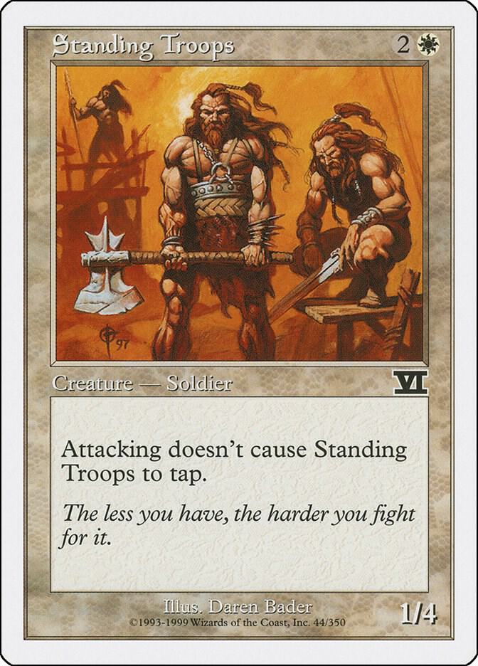 Standing Troops, Classic Sixth Edition 44
