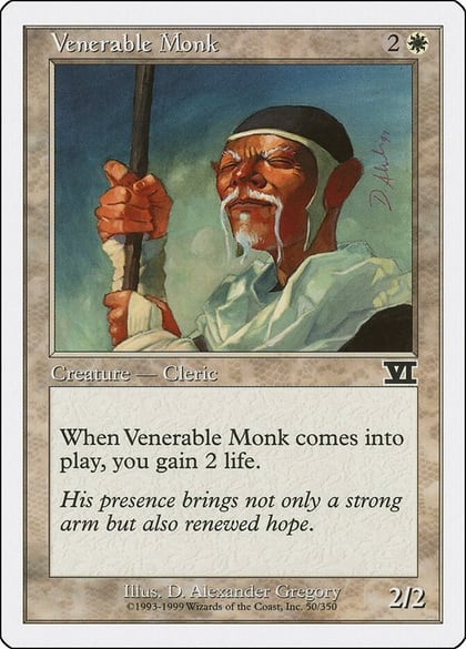 Venerable Monk, Classic Sixth Edition 50