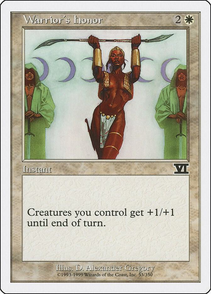 Warrior's Honor, Classic Sixth Edition 53