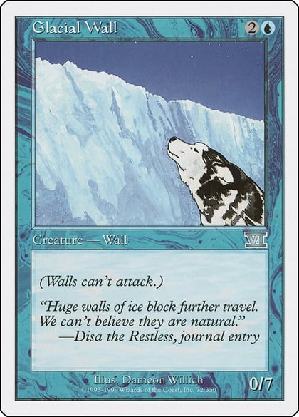 Glacial Wall, Classic Sixth Edition 72