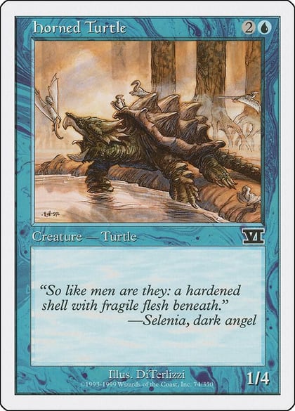 Horned Turtle, Classic Sixth Edition 74
