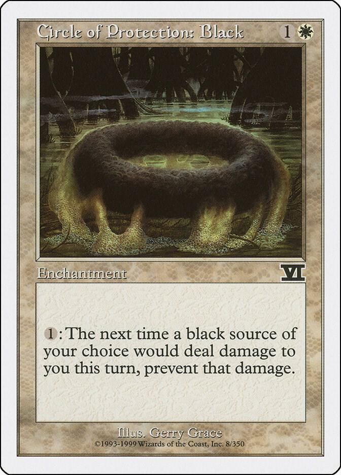 Circle of Protection: Black, Classic Sixth Edition 8