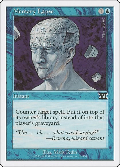 Memory Lapse, Classic Sixth Edition 81