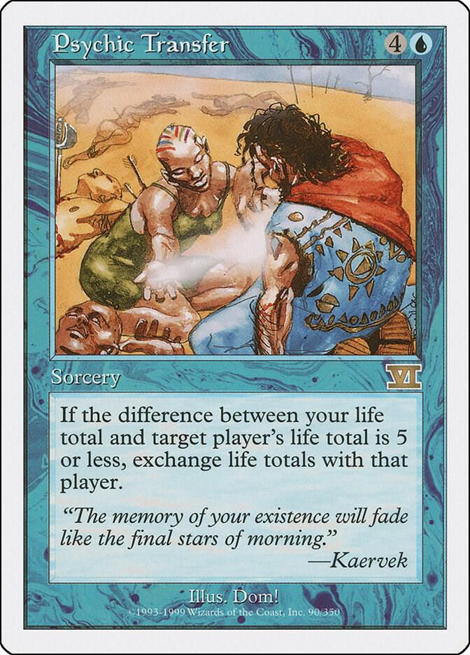 Psychic Transfer, Classic Sixth Edition 90