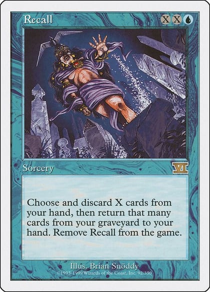 Recall, Classic Sixth Edition 92