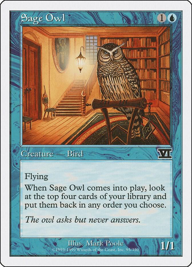Sage Owl, Classic Sixth Edition 95