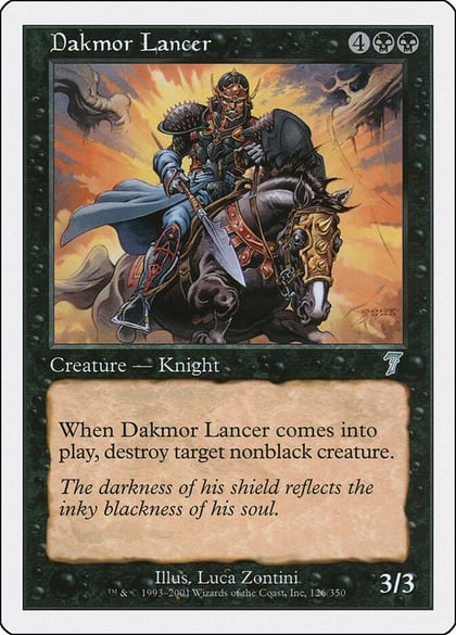 Dakmor Lancer, 7th Edition 126