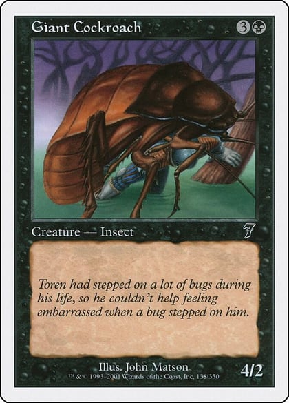 Giant Cockroach, 7th Edition 138