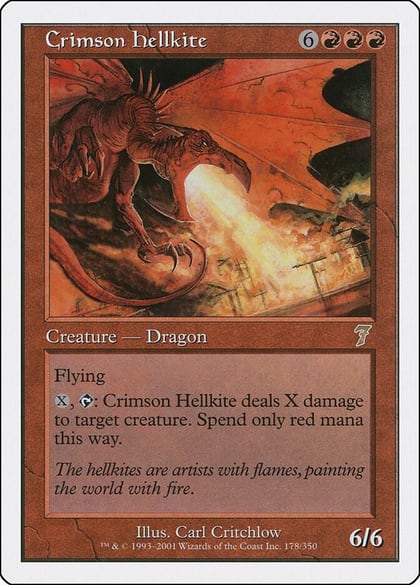 Crimson Hellkite, 7th Edition 178