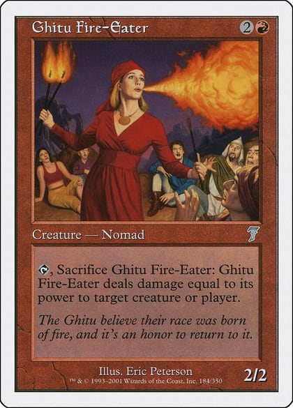 Ghitu Fire-Eater, 7th Edition 184