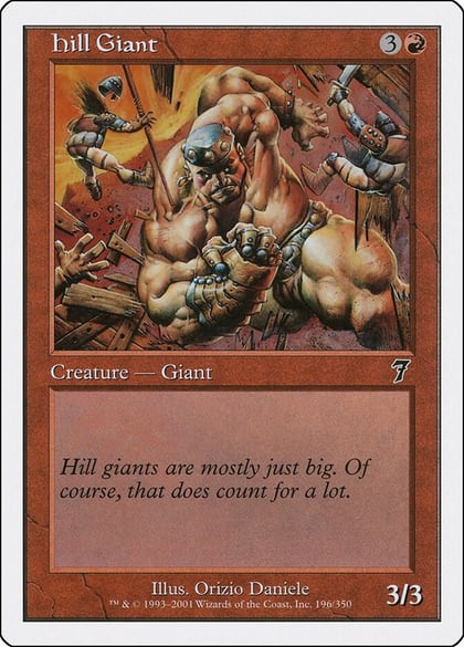 Hill Giant, 7th Edition 196
