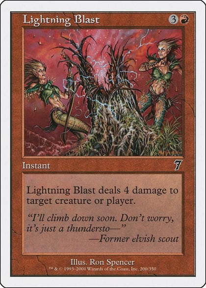 Lightning Blast, 7th Edition 200