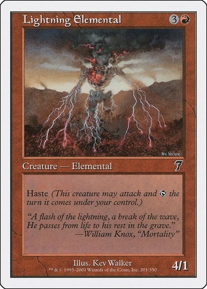 Lightning Elemental, 7th Edition 201