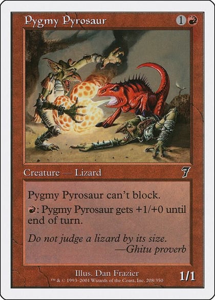 Pygmy Pyrosaur, 7th Edition 208