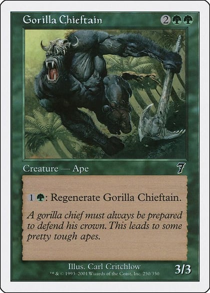 Gorilla Chieftain, 7th Edition 250