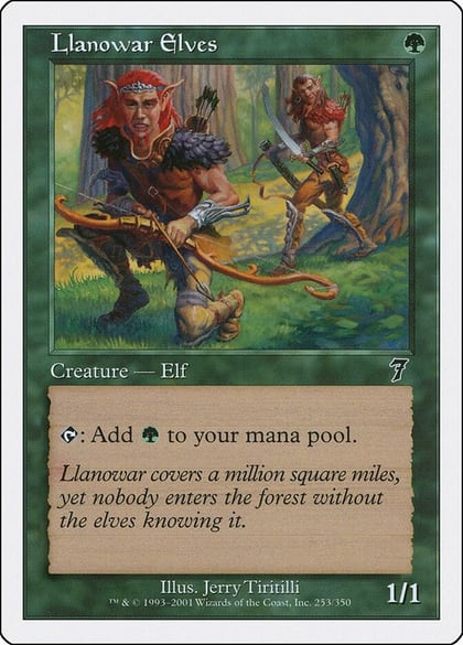 Llanowar Elves, 7th Edition 253