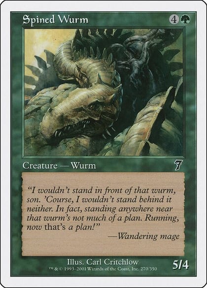 Spined Wurm, 7th Edition 270