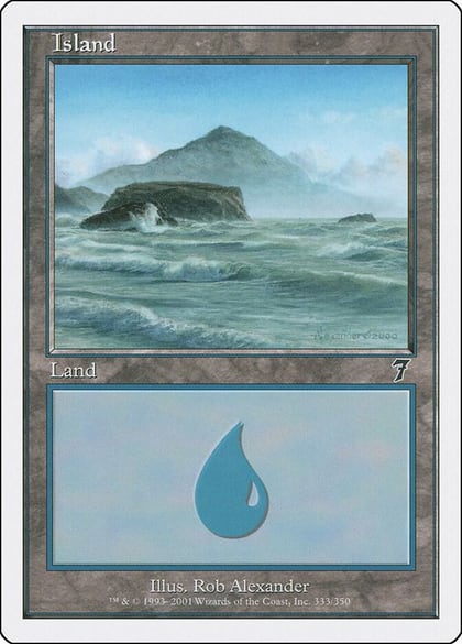 Island (333), 7th Edition 333