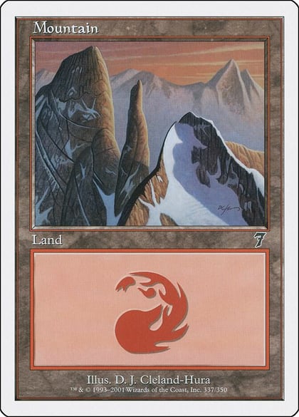 Mountain (337), 7th Edition 337