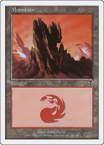 Mountain (340), 7th Edition 340