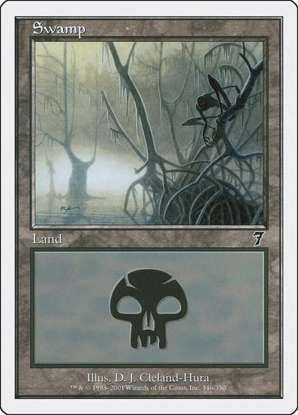 Swamp (346), 7th Edition 346