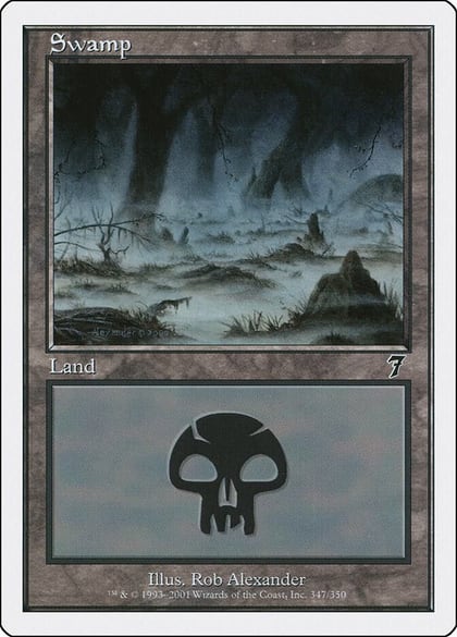 Swamp (347), 7th Edition 347