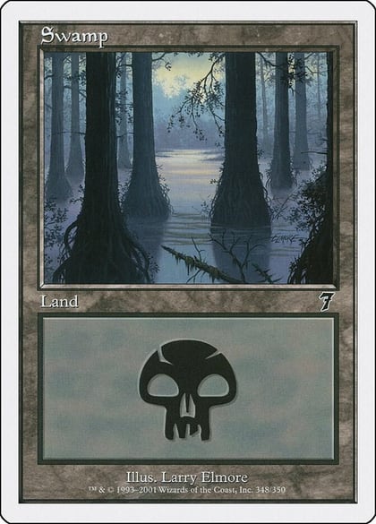 Swamp (348), 7th Edition 348