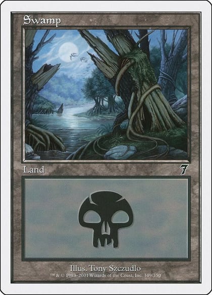 Swamp (349), 7th Edition 349