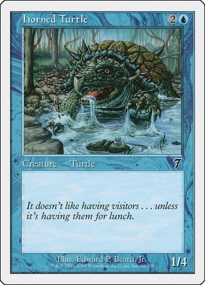 Horned Turtle, 7th Edition 80