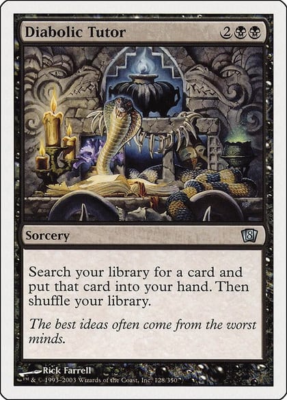 Diabolic Tutor, 8th Edition 128