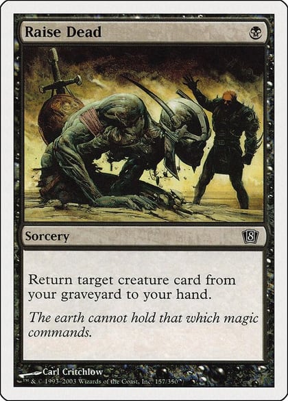 Raise Dead, 8th Edition 157