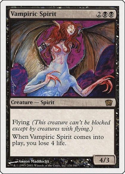 Vampiric Spirit, 8th Edition 170