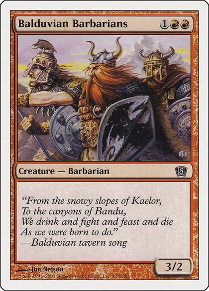 Balduvian Barbarians, 8th Edition 176
