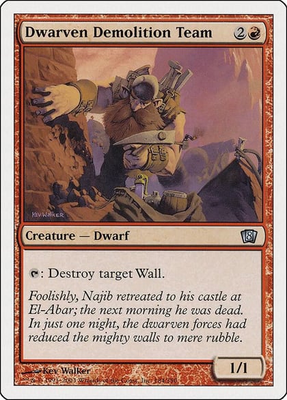 Dwarven Demolition Team, 8th Edition 184