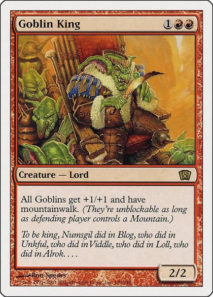 Goblin King, 8th Edition 190