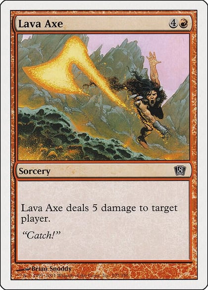 Lava Axe, 8th Edition 197