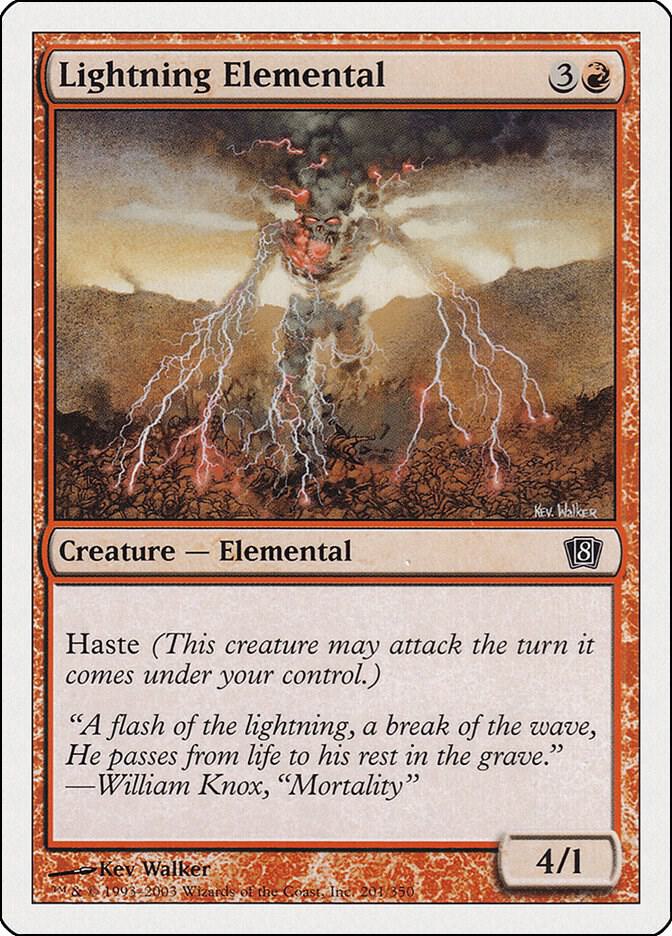 Lightning Elemental, 8th Edition 201