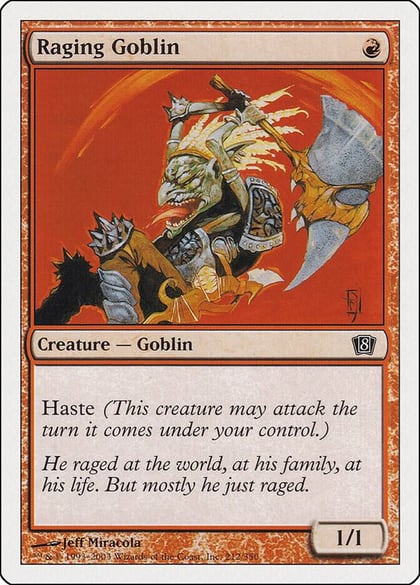 Raging Goblin, 8th Edition 212