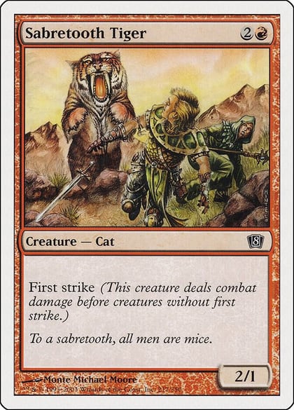 Sabretooth Tiger, 8th Edition 217