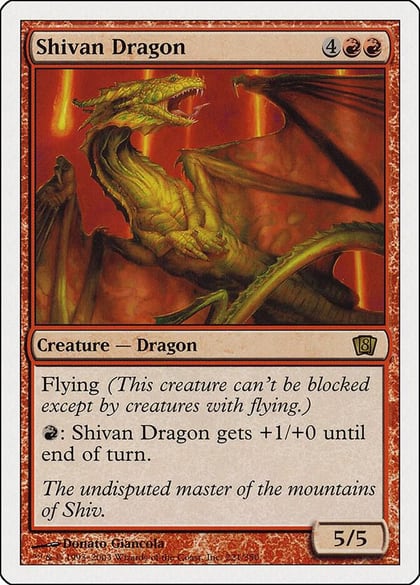 Shivan Dragon, 8th Edition 221